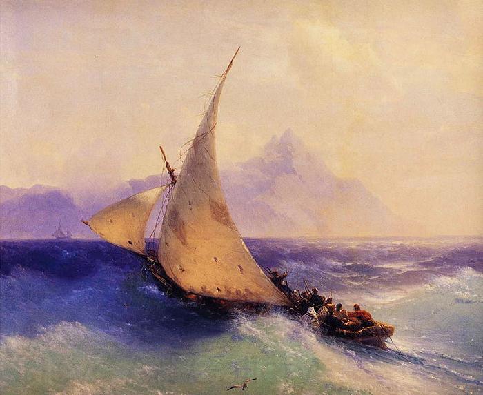 Ivan Aivazovsky Rescue at Sea Spain oil painting art